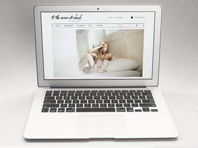 To the moon and back - Online shop clean design minimal moon online shop simple ukrainian webdesign