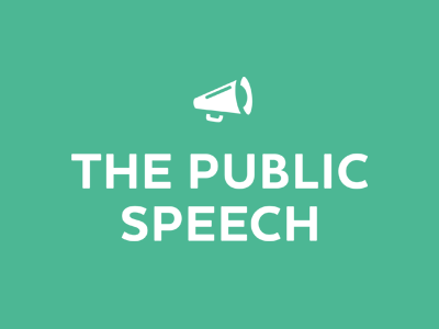 Public Speech branding horn logo mouthpiece omsk public siberia speaker speech stolz