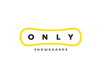 ONLY Snowboards (WIP) branding line logo mark only simple snowboard stolz wip