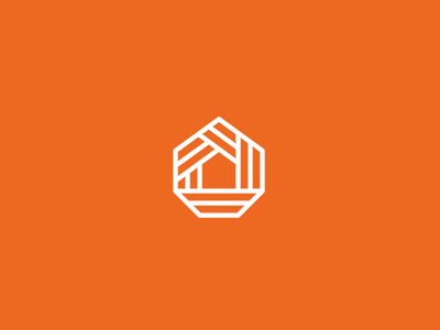 Tektum mark building construction home homeliness house icon logo mark parquet simple tektum