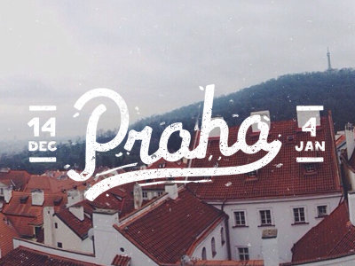 Stolz travel / Praha / Prague lettering prague praha stolz travel