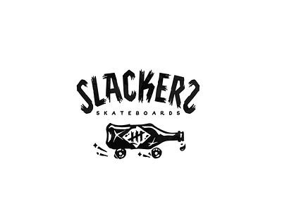 Slackers Skateboards / WIP bottle lettering logo mark skate skateboards slackers stolz