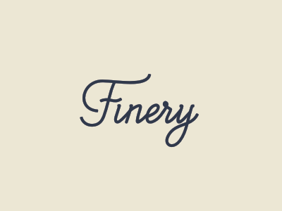 Finery / WIP finery letter lettering line logo simple stolz