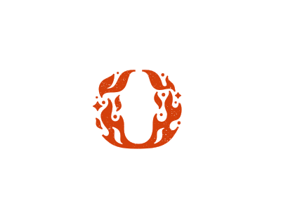 O / Огонь / Fire fire flame logo logoabc logoalphabet mark o stolz логоазбука