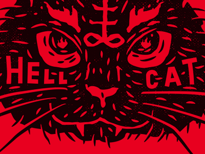 Hell Cat / Charlie black cat charlie demon hell illustration stolz