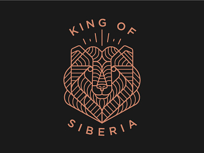 King Of Siberia bear illustration king line siberia stolz