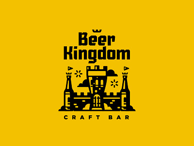 Beer Kingdom / Craft bar bar beer craft kingdom logo mark stolz
