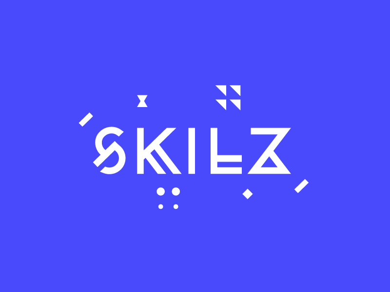 Skilz animation dynamic futur geometry lettering logo motion skilz stolz studio