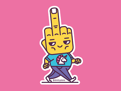 Haters Gonna Hate character hater haters gonna hate illustration line sticker stolz unicorn