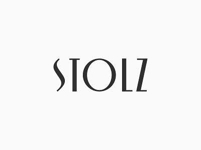 Stolz lettering logo mark stolz