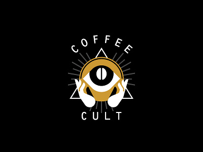 Coffee Cult coffee cult eye hand icon logo mark stolz