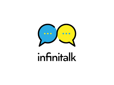 Infinitalk chat chat app chat logo chatting chatting app infinity