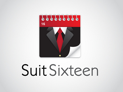 Suit Sixteen Calendar Logo calendar logo suit