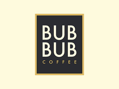 Bub Bub Coffee coffee logo