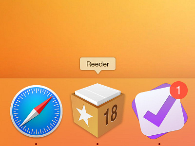 Reeder Yosemite Icon app icon