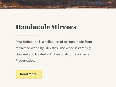 Past Reflection Typography typography website