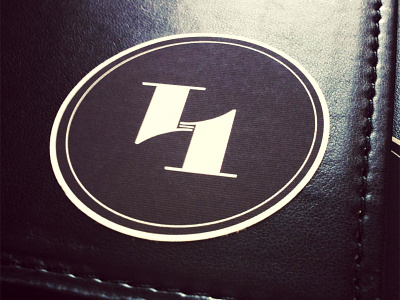 H11 1 black and white h logo self branding typography