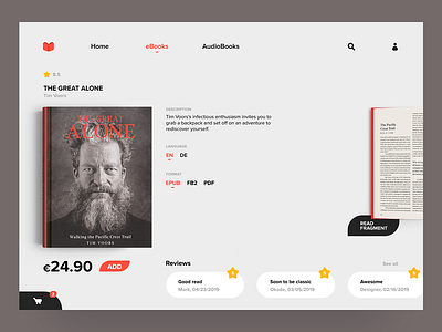 Book Store book bookstore shop store ui ux web