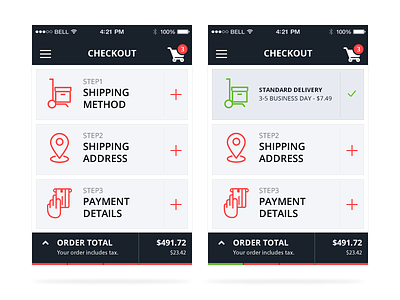 Mobile checkout checkout e-commerce
