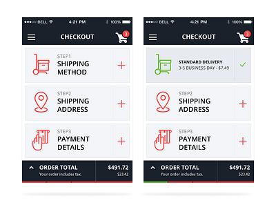 Mobile checkout checkout e commerce
