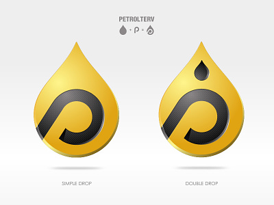Drops emblem illustration logo logodesign oil oilcompany ui vector