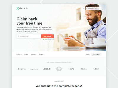SaaS Marketing Site - Xpenditure