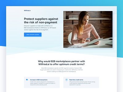 FinTech – Landing Page