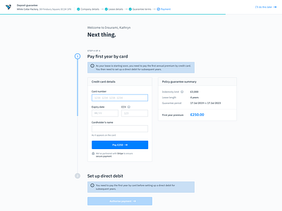 User Onboarding Flow - Insurance Tech