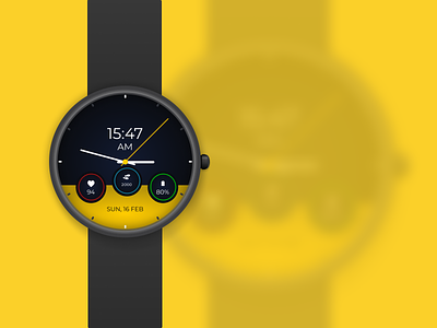 Watch Face Design (Hybrid Concept) design figma figmadesign galaxy watch galaxy watch design hybrid smartwatch ui ui exploration ux uxdesign watch watchface