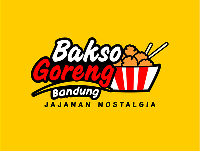Logo Design - Bakso Goreng bakso branding design fnb food illustration logo typography vector