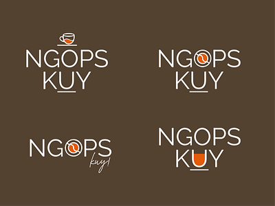ngopskuy - logo design branding design logo typography