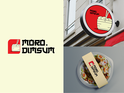 Logo Design for Moro Dimsum branding dimsum dumpling food illustration logo typography vector