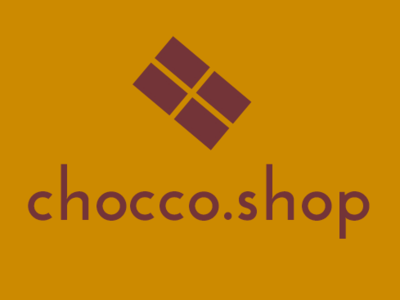Choco.shop logo choco chocolate design logo mustard shop shop logo