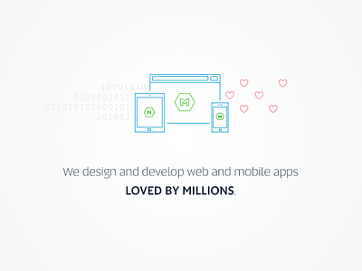 Loved By Millions Illustration