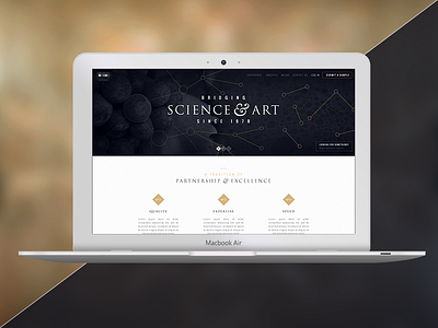 A Luxury Branding Concept art blue gold luxury premium regal royal science web