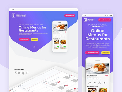 #7 - Restaurant Management System graphic design ui