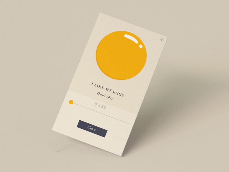 Egg Timer Preview by Thomas McKay on Dribbble