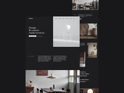 Kollektiv clean desktop grid layout minimal ui web