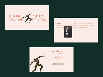 Warrior with Spear clean exploration font grid layout layout exploration minimal minimalism typeface typography ui user experience user interface ux web
