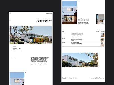 Connect 6T clean design desktop exploration grid layout layout exploration minimal ui user experience user interface ux web web design