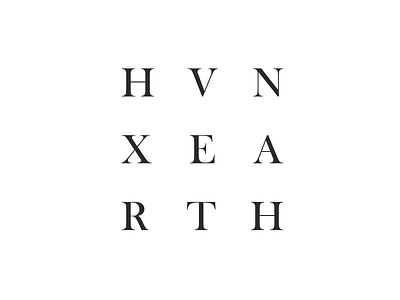 Heaven X Earth art branding christianity design earth heaven illustration logo minimal typography