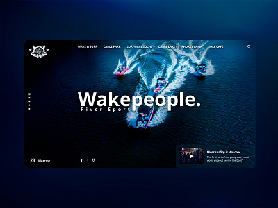 Homepage Sport Desktop design homepage inteface redesign uiux web webdesign website