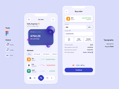 Payment solutions for NFT and DeFi accesability crypto mobile app nft payment product design ui design user friendly ux design wallet