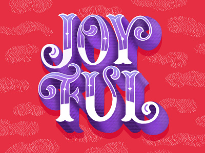 Joyful handmadetype illustration lettering lettering art procreateapp