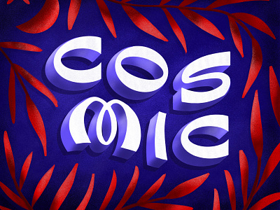 Cosmic illustration lettering lettering art lettering artist procreateapp