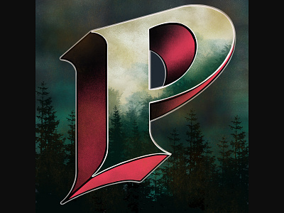 Letter P design digitalpainting handmadetype illustration lettering lettering art lettering artist procreateapp