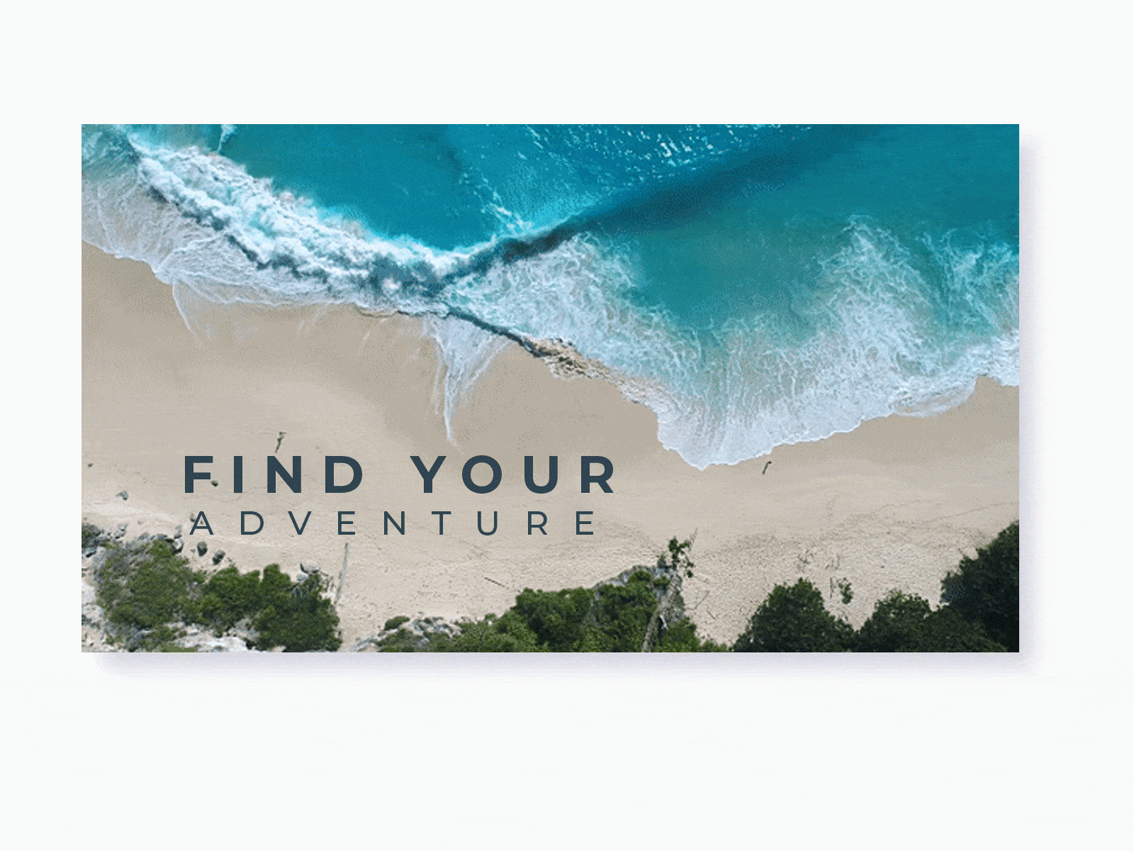 Find Your Adventure booking app design flight booking flight search gif landingpage maldives motion design motiongraphics ocean sea travel travel agency travel app