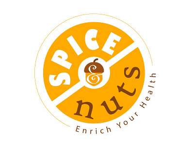Spice & Nuts design icon logo massive it solutions typography