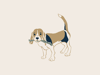 Grounds & Hounds Camp Out Beagle Illustration beagle beagle dog beagle illustration camp out camping camping dog camping illustration camping out coffee coffee packaging cute dog cute illustration cute illustrations dog illustration dog with stick dogs grounds and hounds pup puppies puppy
