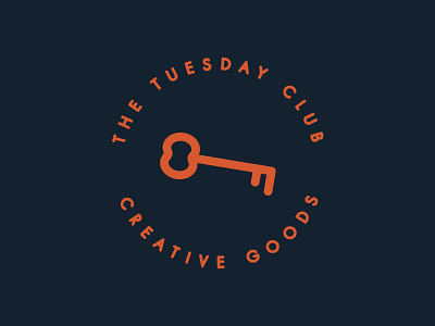 Logo Stamp – Alternate Version | The Tuesday Club brand design graphic design key logo minimal stamp